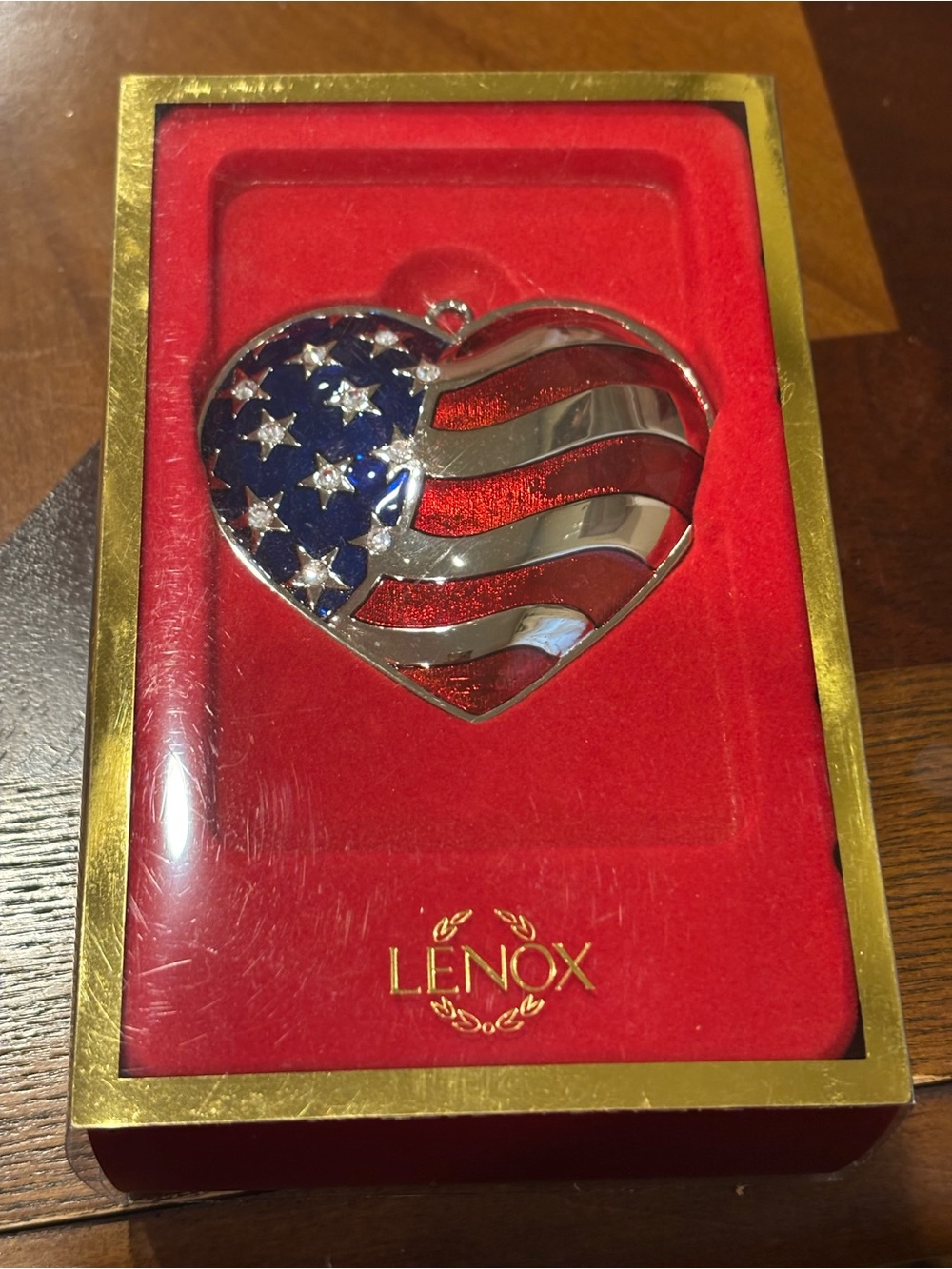 Lenox Heart of America Silver-plated Ornament